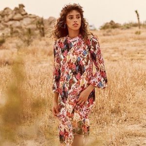 Anthropologie floral Dress
